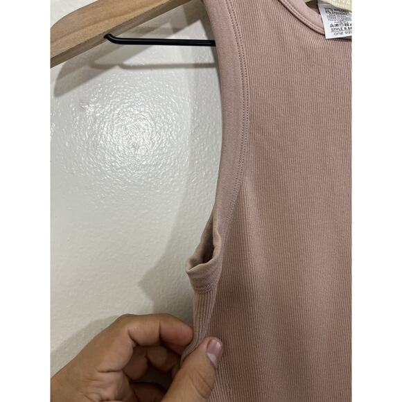 Sirena Santa Barbara Ribbed Bodysuit OS Thong Minimal Beach Y2K Shaping Capsule - Picture 6 of 14